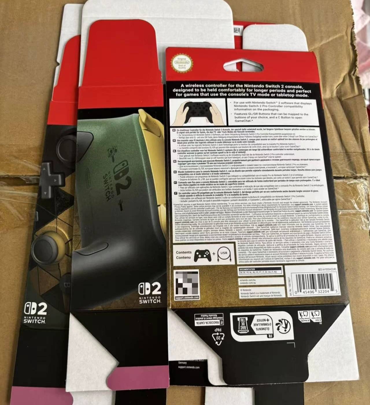 VAZAMENTO REVELA NINTENDO SWITCH 2 E PRO CONTROLLER EDIÇÃO LIMITADA DOS 40 ANOS DE THE LEGEND OF ZELDA