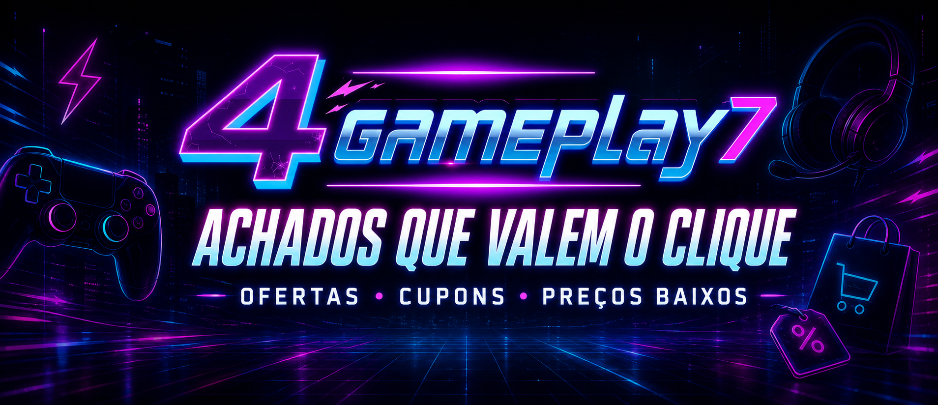 4Gameplay7 — Achados que valem o clique: ofertas, cupons e preços baixos