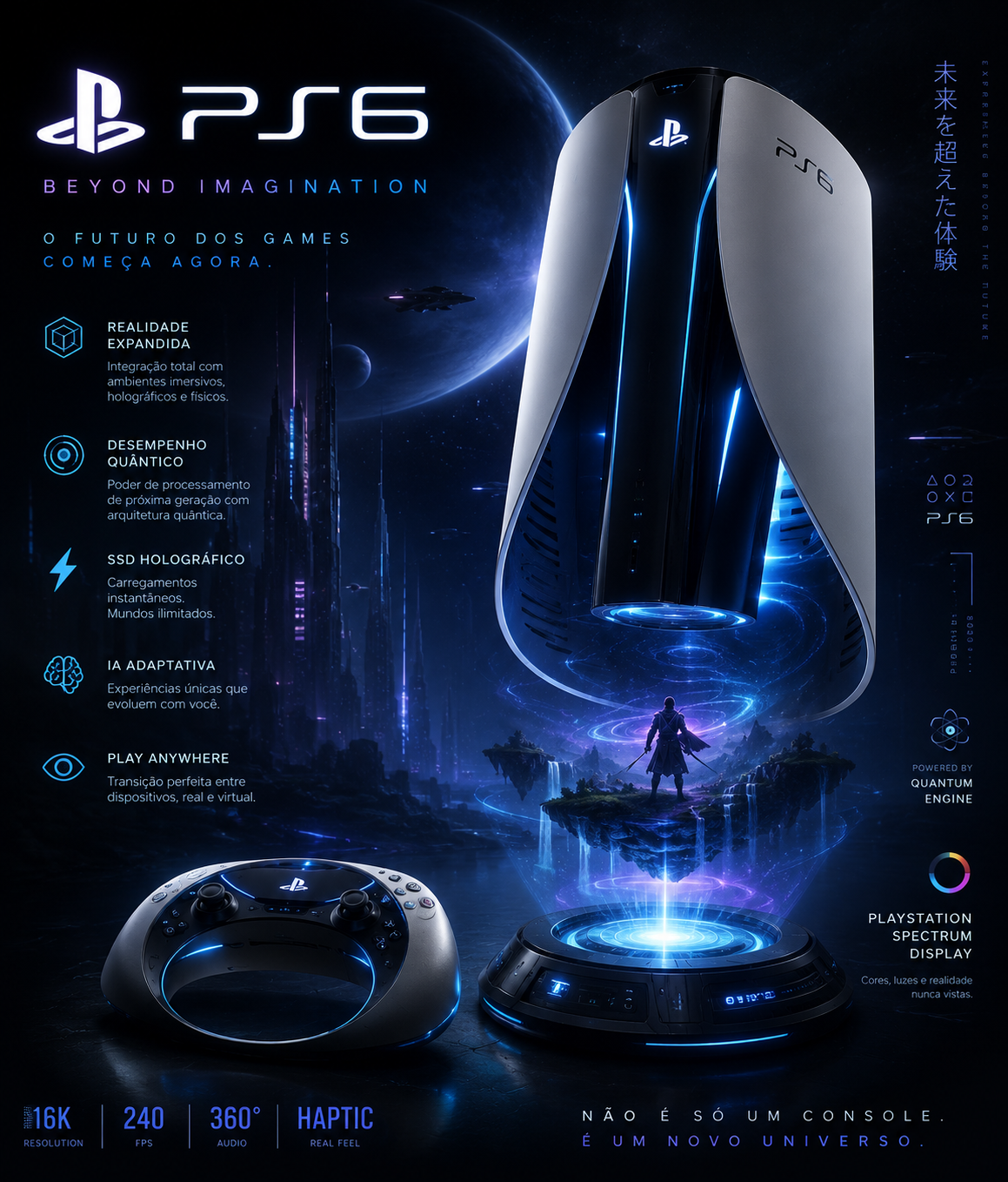 PS6 AINDA ESTÁ LONGE: SONY CONFIRMA QUE DATA E PREÇO DO CONSOLE NÃO FORAM DEFINIDOS