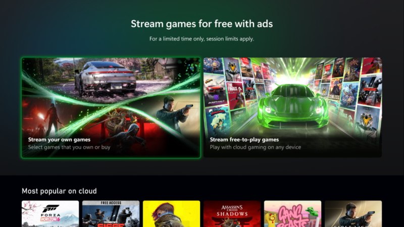 MICROSOFT TESTA STREAMING DE JOGOS COM ANÚNCIOS PARA PARTICIPANTES DO XBOX INSIDER