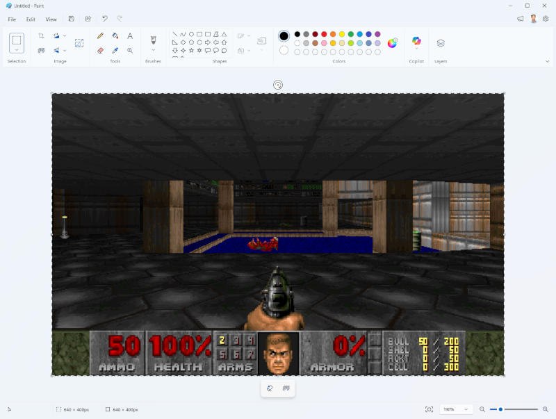 DOOM RODA DENTRO DO PAINT COM AJUDA DO CTO DA MICROSOFT AZURE E SURPREENDENTES 25 FPS