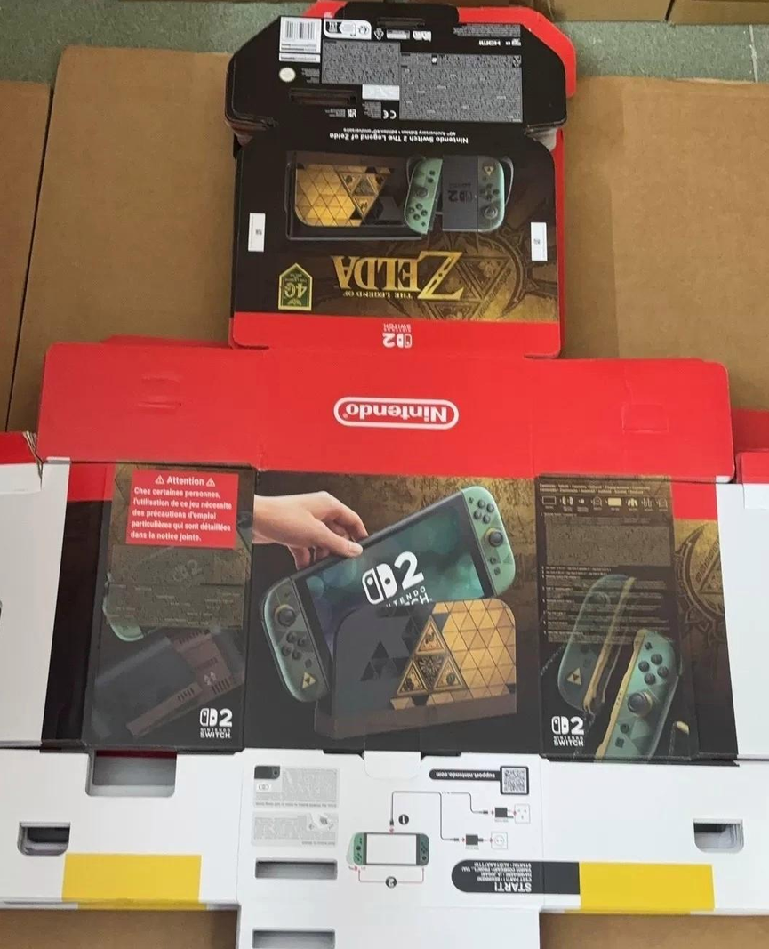 VAZAMENTO REVELA NINTENDO SWITCH 2 E PRO CONTROLLER EDIÇÃO LIMITADA DOS 40 ANOS DE THE LEGEND OF ZELDA