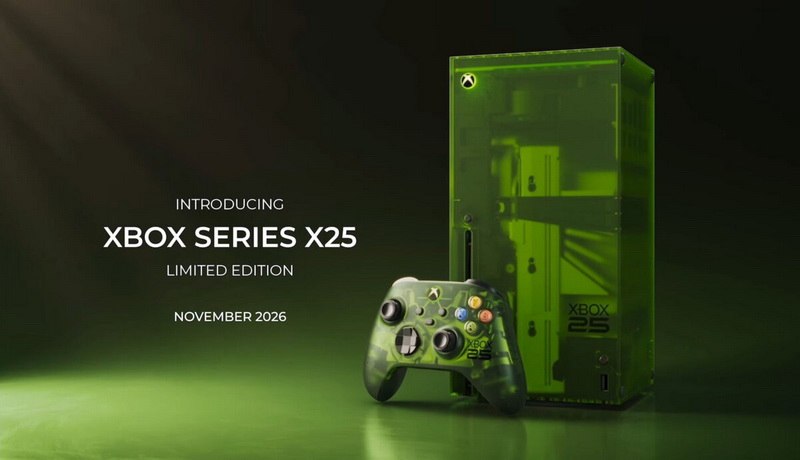 XBOX SERIES X25: EDIÇÃO LIMITADA DE 25 ANOS É COTADA EM € 900 E DEVE CHEGAR NA BLACK FRIDAY, SEGUNDO VAZAMENTO