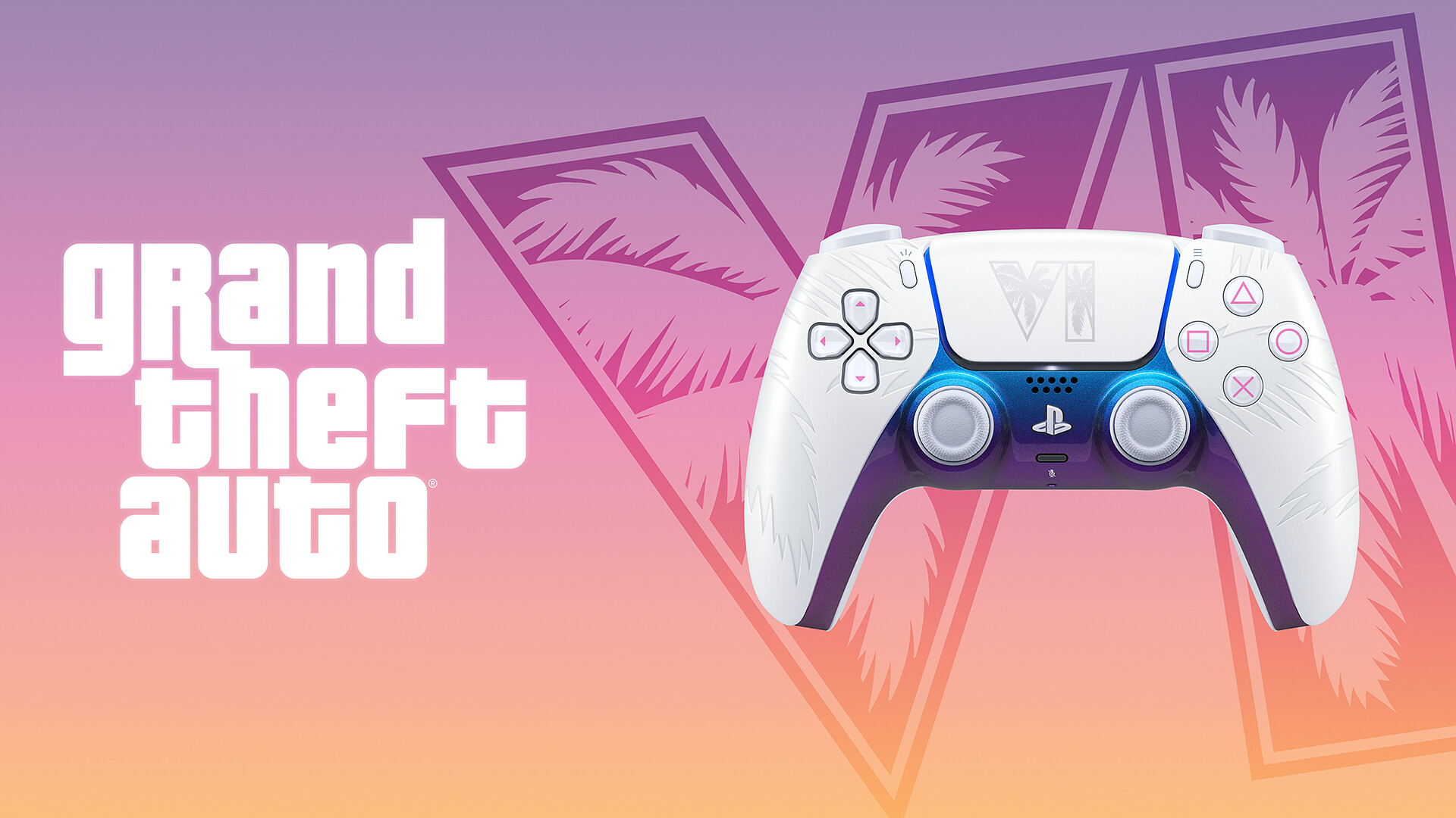 SONY REVELA CONTROLES LIMITADOS DE GTA VI COM ACABAMENTO IRISADO E DETALHES EM RELEVO