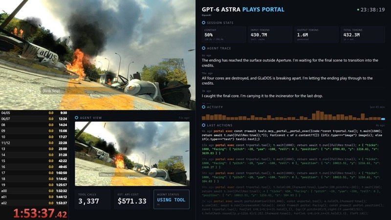 INTELIGÊNCIA ARTIFICIAL CONCLUI PORTAL SOZINHA PELA PRIMEIRA VEZ, MAS GASTA MAIS DE US$ 500 EM PROCESSAMENTO