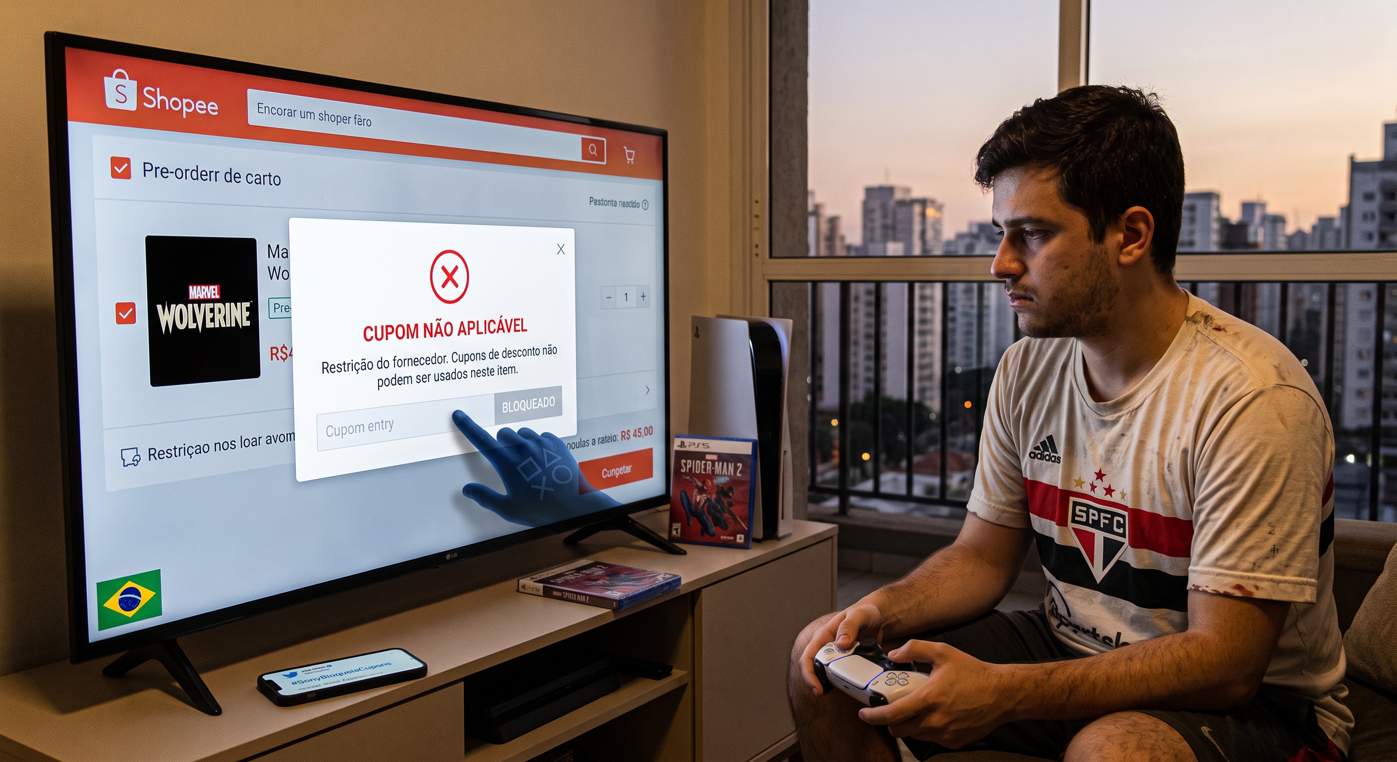 SONY É ACUSADA DE BLOQUEAR CUPONS DE DESCONTO EM JOGOS E CONTROLES NO BRASIL, E O CASO PODE SER APENAS A PONTA DO ICEBERG